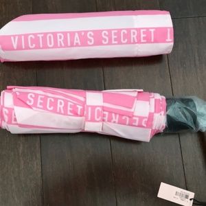 Victorias Secret Striped Limited Edition Umbrella